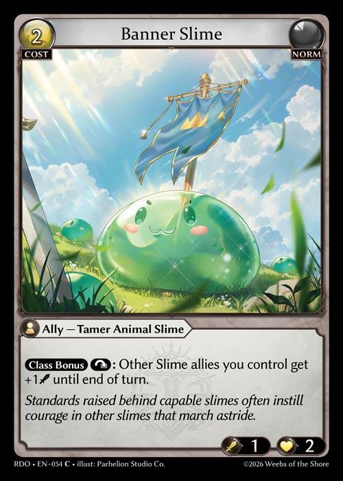 Banner Slime (Curio Foil) - Radiant Origins - Grand Archive TCG