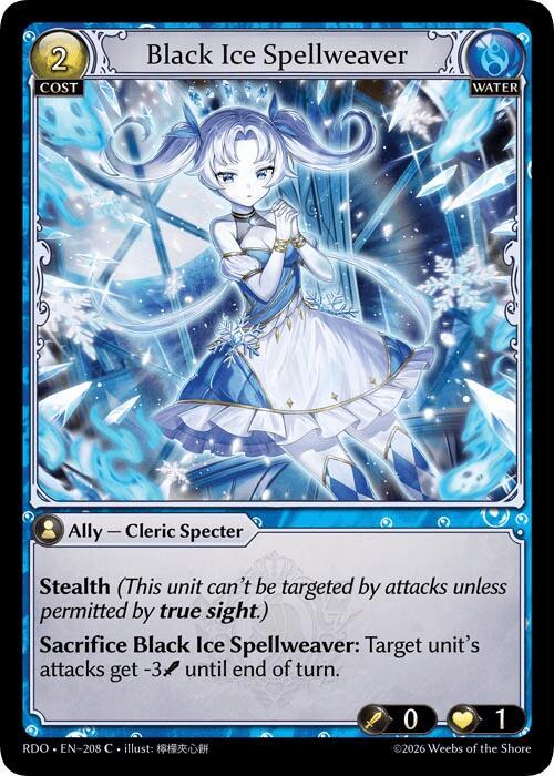 Black Ice Spellweaver (Curio Foil)