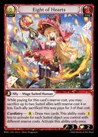Eight of Hearts (Curio Foil) - Radiant Origins - Grand Archive TCG