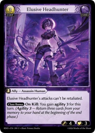 Elusive Headhunter (Curio Foil) card