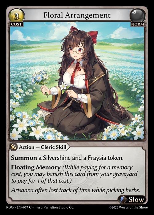 Floral Arrangement (Curio Foil) - Radiant Origins - Grand Archive