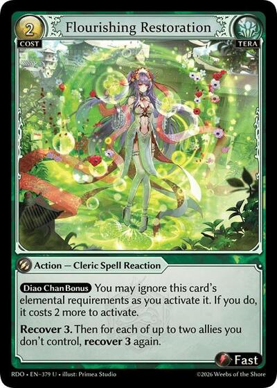 Flourishing Restoration (Curio Foil) card