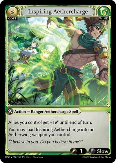 Inspiring Aethercharge (Curio Foil) card