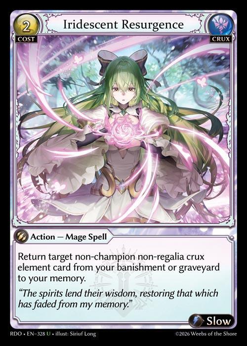 Iridescent Resurgence (Curio Foil) - Radiant Origins - Grand