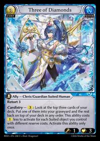 Buy Three of Diamonds (Curio Foil) (Uncommon) | Radiant Origins