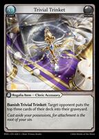 Trivial Trinket curio foil 1枚 Trivial Trinket (Curio Foil) - Radiant Origins - Grand Archive TCG