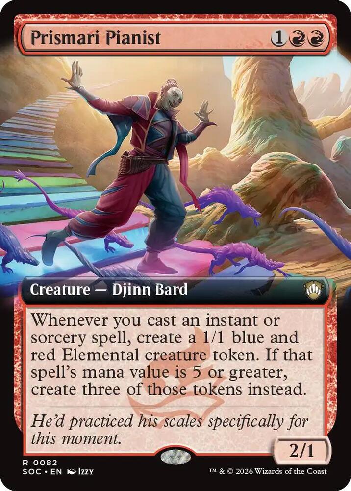 Prismari Pianist (Extended Art) - Commander: Secrets of Strixhaven