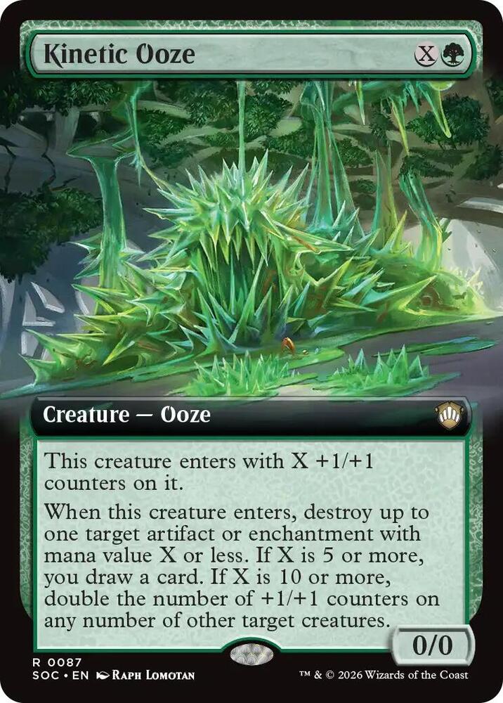 Kinetic Ooze (Extended Art) - Commander: Secrets of Strixhaven