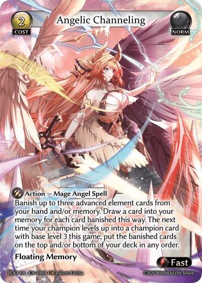 Angelic Channeling (044A) card