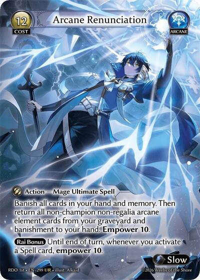 Arcane Renunciation card