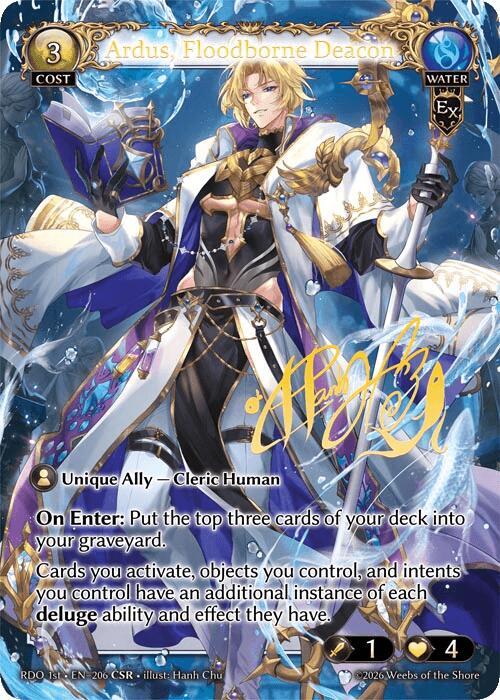 その他 grand archive Ardus, Floodborne Deacon Ardus, Floodborne Deacon (CSR) - Radiant Origins - Grand Archive