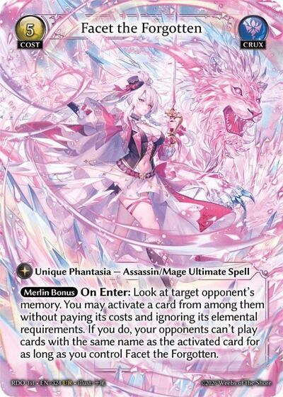 Facet the Forgotten card