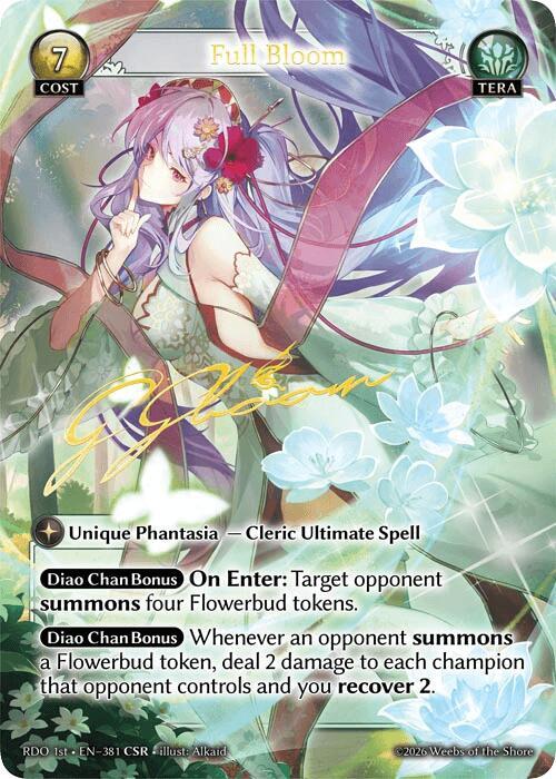 Full Bloom (CSR) - Radiant Origins - Grand Archive TCG - TCGplayer.com