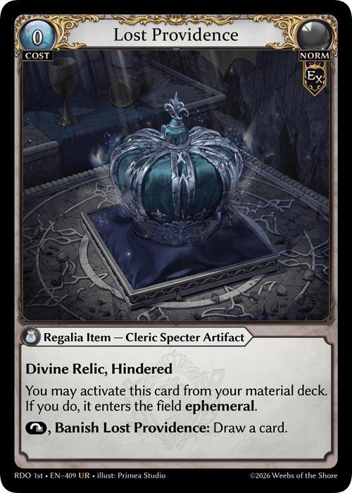 その他 lost providence foil grand archive Lost Providence-How good is it? Value and comparison : r