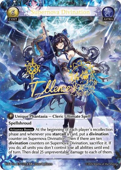 Supernova Divination (CSR) card