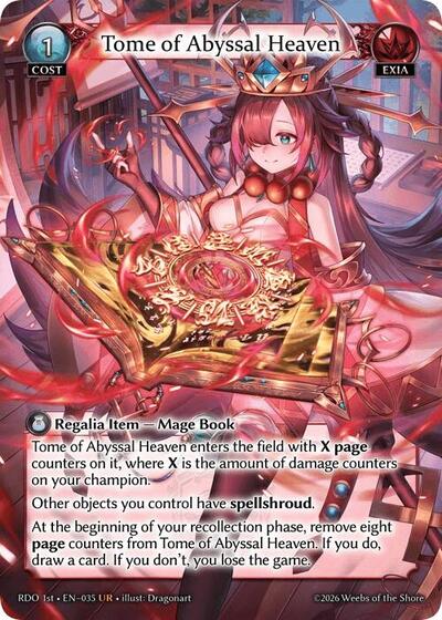 Tome of Abyssal Heaven card