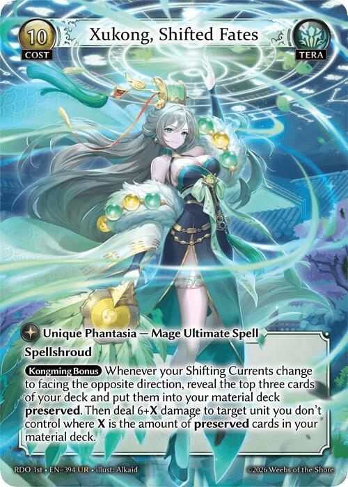 Xukong, Shifted Fates (CSR) - Radiant Origins - Grand Archive TCG