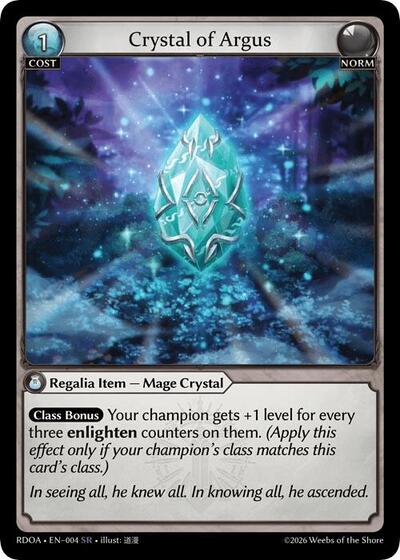 Crystal of Argus card