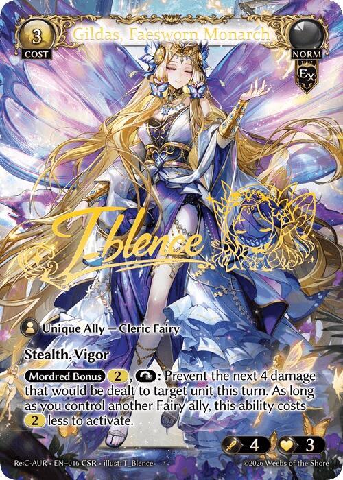 Grand Archive Mordred Gildas CSR 未開封 Gildas, Faesworn Monarch (CSR) - Mordred Re: Collection, Aurelian