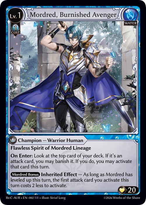 Grand Archive Mordred Gildas CSR 未開封 Grand Archive TCG: Mordred, Aurelian Regent - Re:Collection - Game