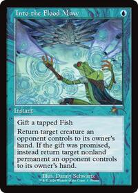 Into the Flood Maw (Retro Frame) - WPN & Gateway Promos - Magic: The Gathering card
