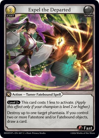 Expel the Departed card