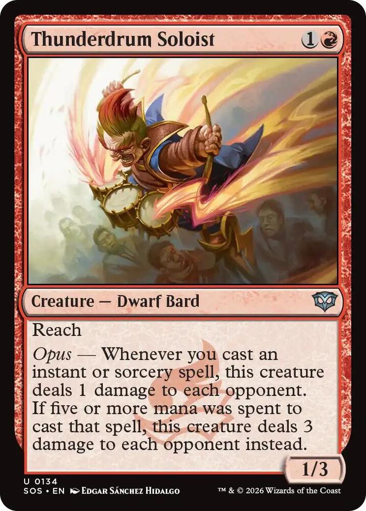 Thunderdrum Soloist - Secrets of Strixhaven - Magic: The Gathering