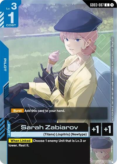 Sarah Zabiarov (Store Tournament Participant Pack 04) card