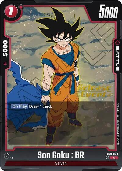 Son Goku : BR - FB09-008 card