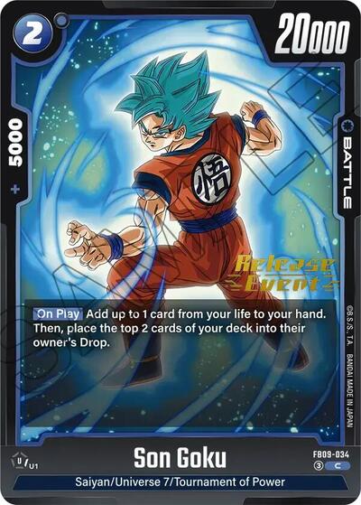 Son Goku - FB09-034 card