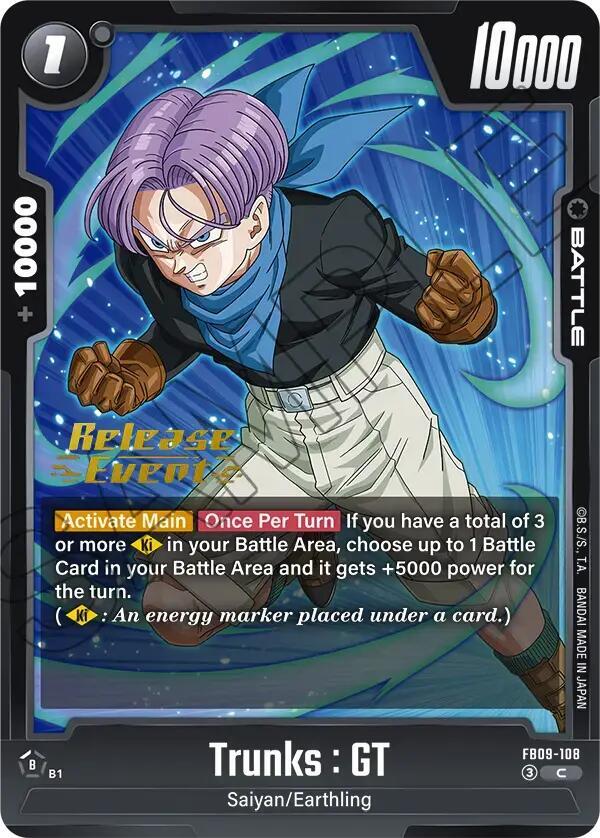 Trunks : GT FB09-108 card