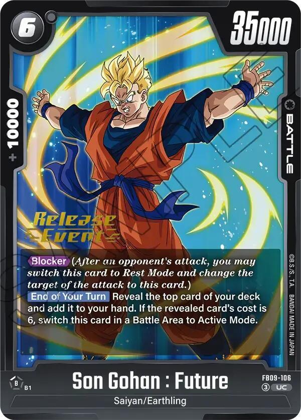 Son Gohan : Future FB09-106 card