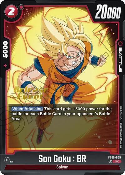 Son Goku : BR - FB09-009 card