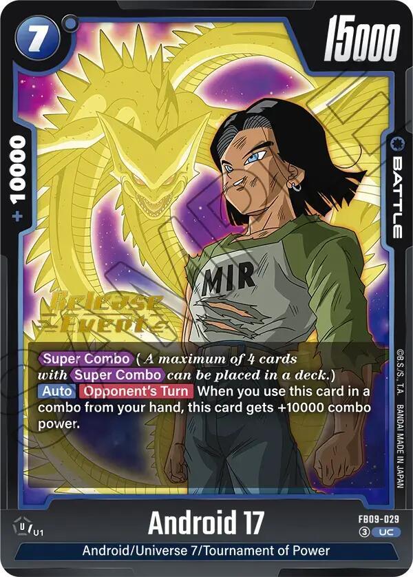 Android 17 FB09-029 card