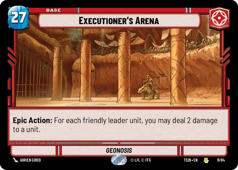 Executioner's Arena 11/84 card