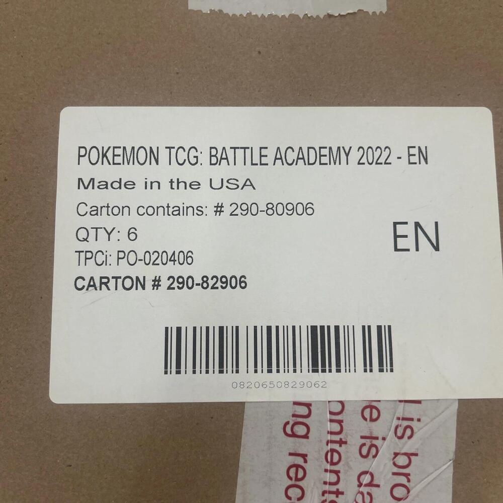 Pokemon Tcg: Battle Academy 2022 Case
