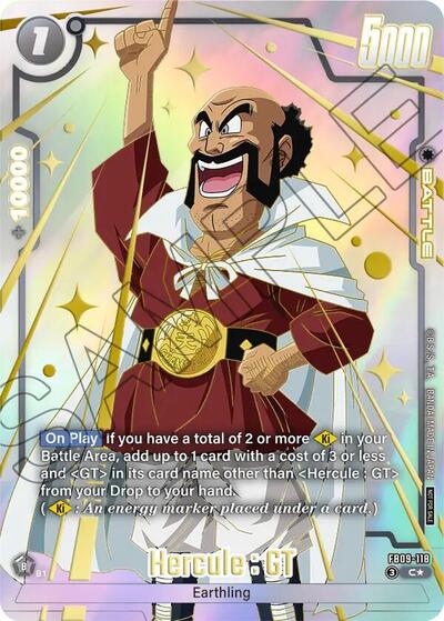 Hercule : GT (Limited Pack 26-27 WAVE1) Tournament and Championship Promos Common Dragon Ball card — value and price