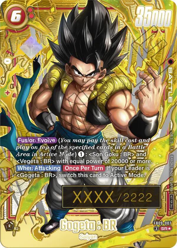 Gogeta : BR - FB09-007 (Serial Numbered) - Tournament and