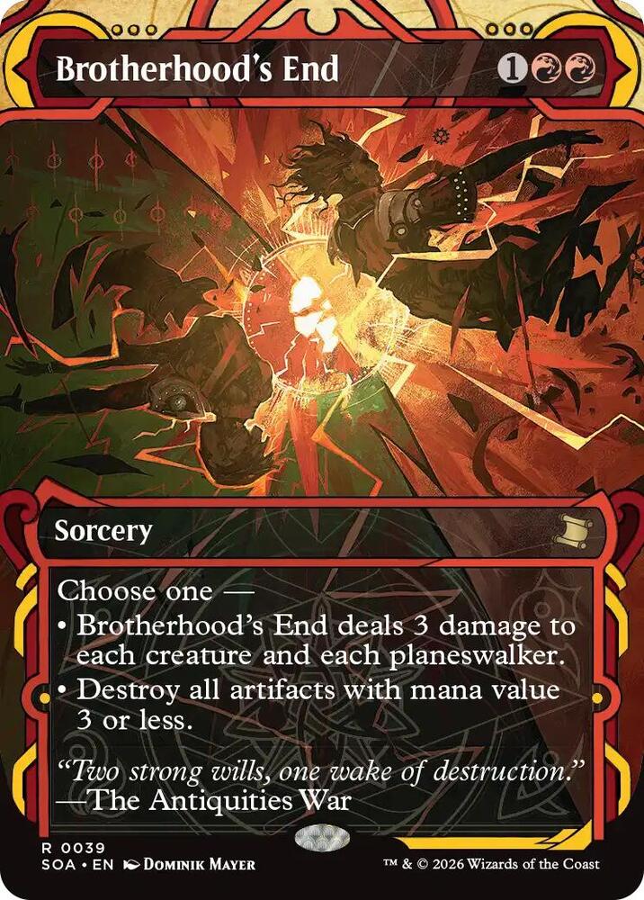 Brotherhood's End 39 card