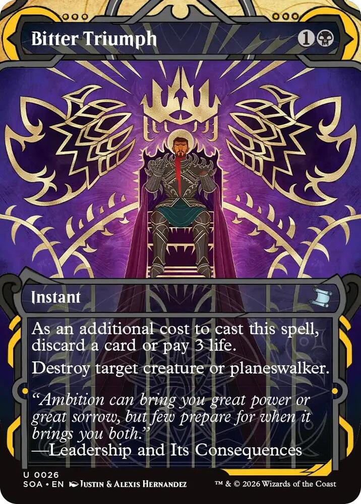 Bitter Triumph - Secrets of Strixhaven: Mystical Archive - Magic: The  Gathering