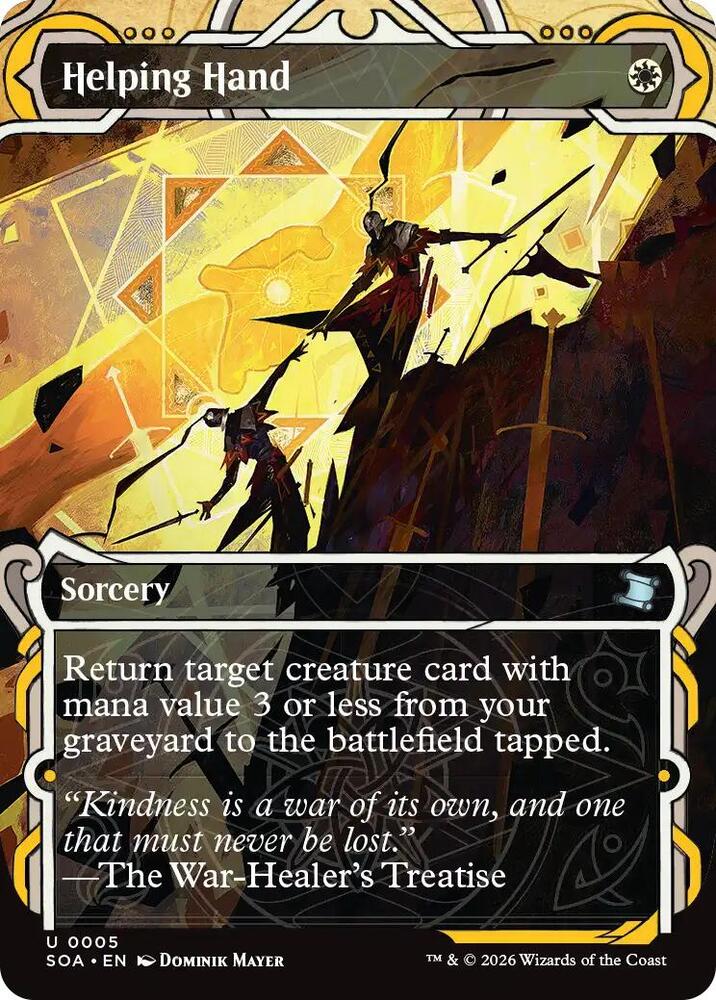 Helping Hand 5 card