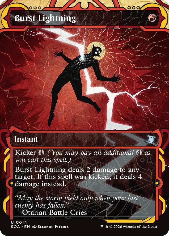 Burst Lightning 41 card