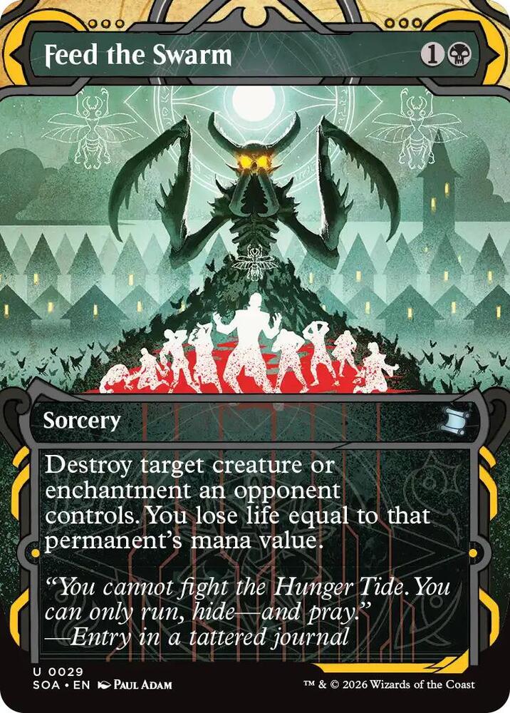 クラウド・ストライフ M 0042 mtg Feed the Swarm - Secrets of Strixhaven: Mystical Archive - Magic
