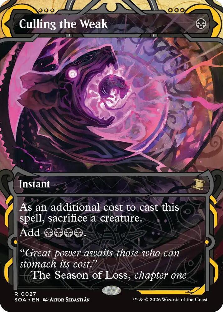Culling the Weak 27 card