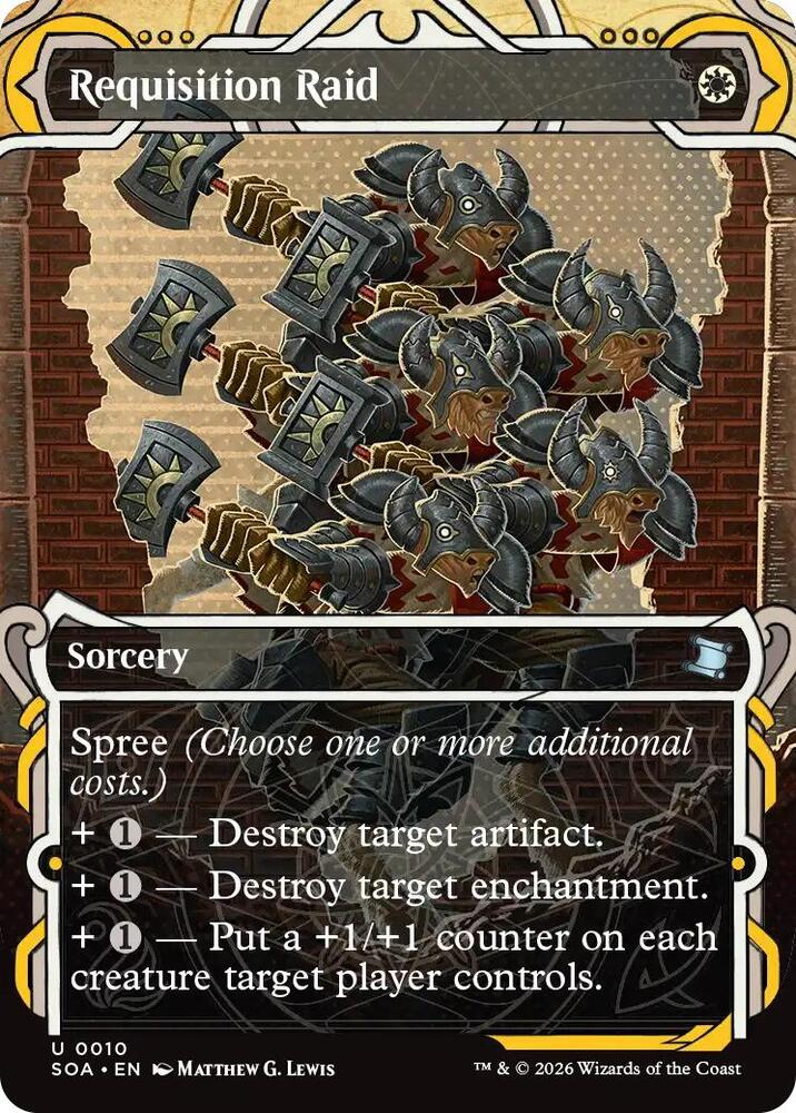 Requisition Raid 10 card