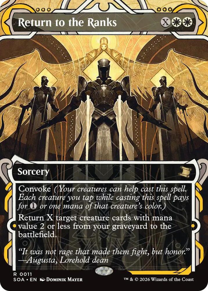 Return to the Ranks 11 card