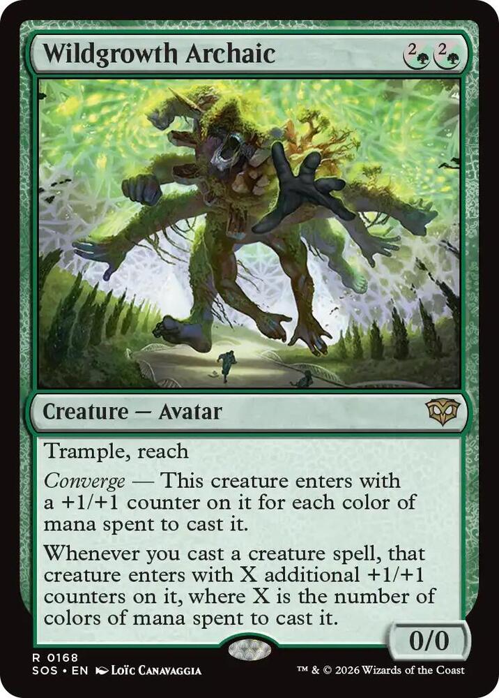 Wildgrowth Archaic - Secrets of Strixhaven - Magic: The Gathering