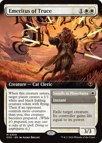 Emeritus of Truce // Swords to Plowshares - Secrets of Strixhaven - magic