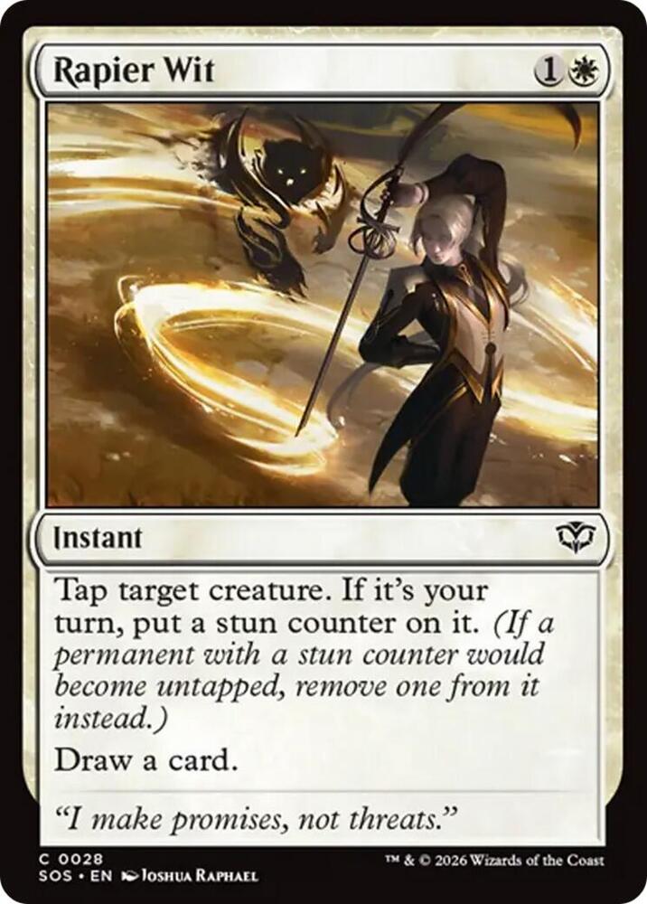 Rapier Wit - Secrets of Strixhaven - Magic: The Gathering - TCGplayer.com Rapier Wit - Secrets of Strixhaven - Magic: The Gathering - TCGplayer.com