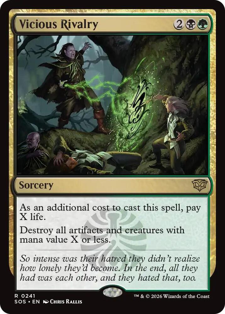 Vicious Rivalry - Secrets of Strixhaven - Magic: The Gathering